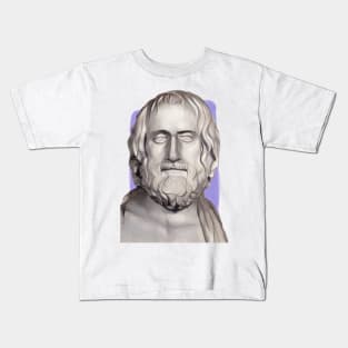 Greek Tragedian Euripides illustration Kids T-Shirt